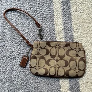 Vintage Coach wristlet